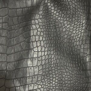 Elegant Black snakeskin Textured Women's Skirt